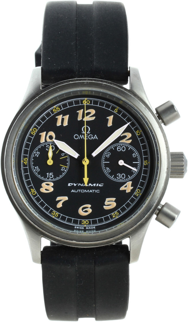 Omega Dynamic Black/Rubber Ø39 mm USED 