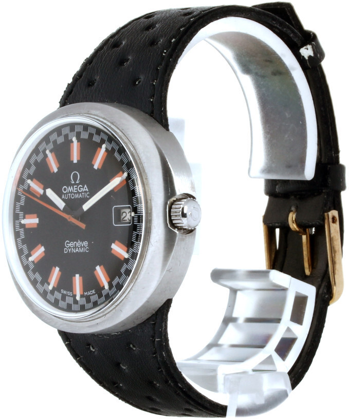 Omega Dynamic Black/Leather Ø40 mm USED 