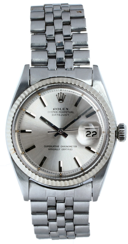 1601 Rolex Datejust Silver/Steel Ø36 mm 