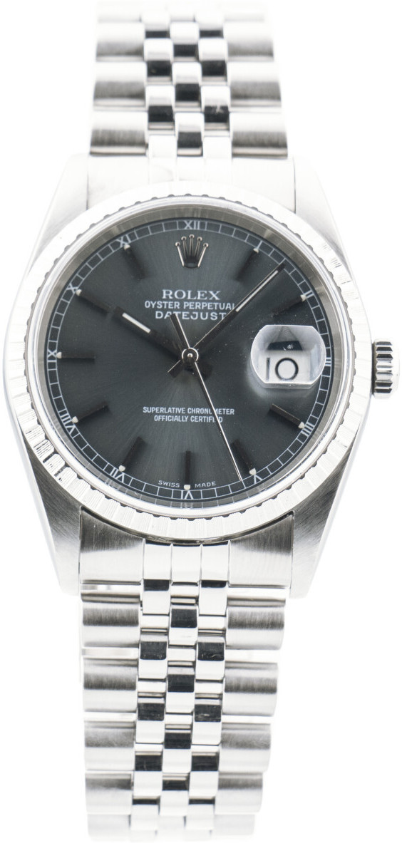 16220 Rolex Datejust Grey/Steel Ø36 mm 