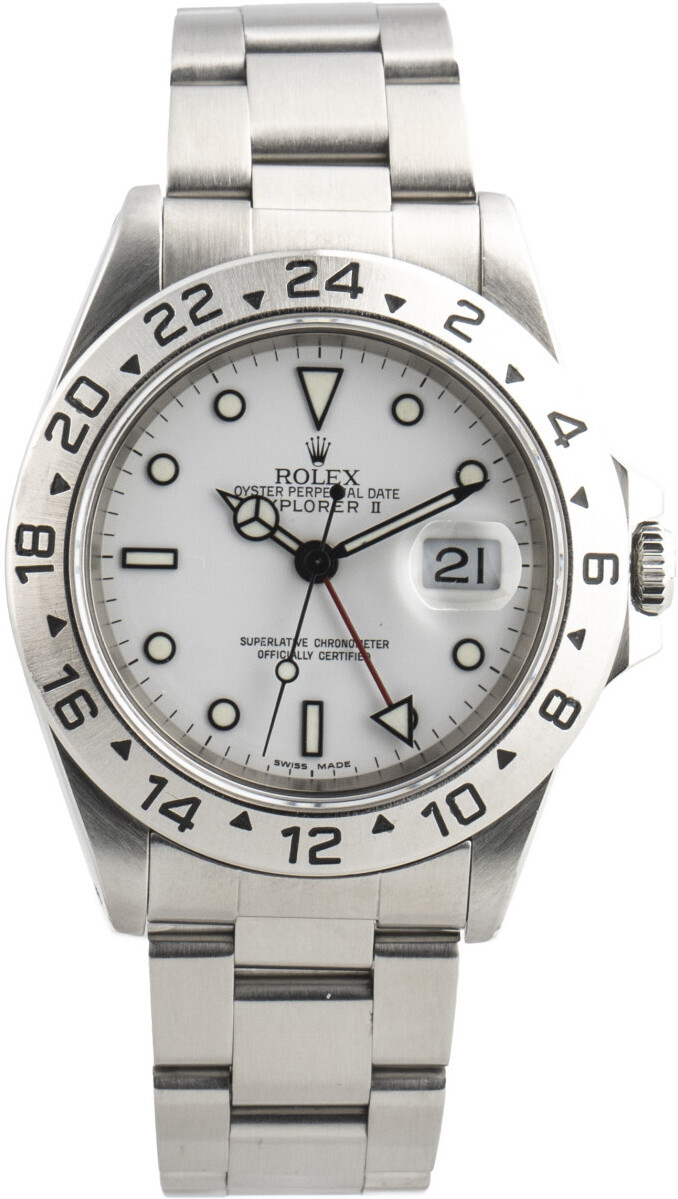 16570 Rolex Explorer II White/Steel Ø40 
