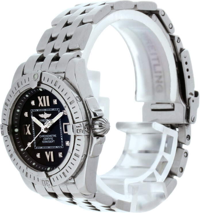 A71356 Breitling Cockpit lady Blue/Steel Ø32 mm USED € 2.360