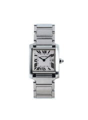 Cartier Tank Silver/Steel29x25 mm USED Price € 2.060