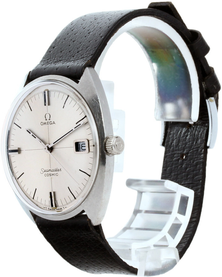 Omega Seamaster Cosmic Silver/Leather 