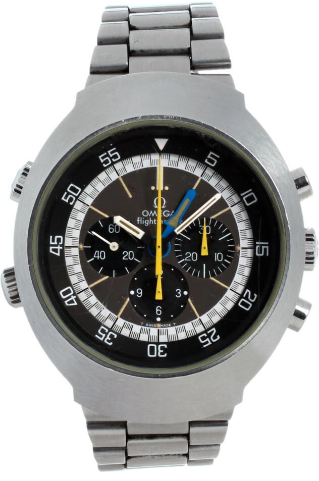 Omega Flightmaster Black/Steel Ø45 mm USED Price € 2.190
