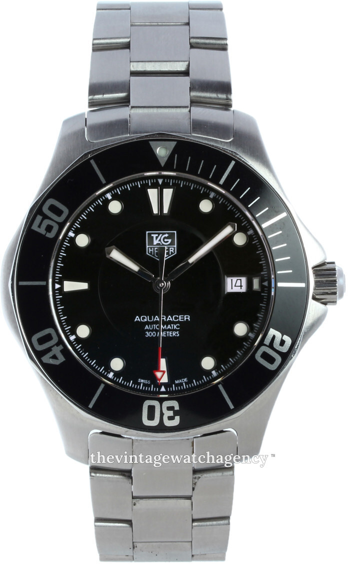 WAB2010 TAG Heuer Aquaracer Black Steel 41 mm USED Price 1.060