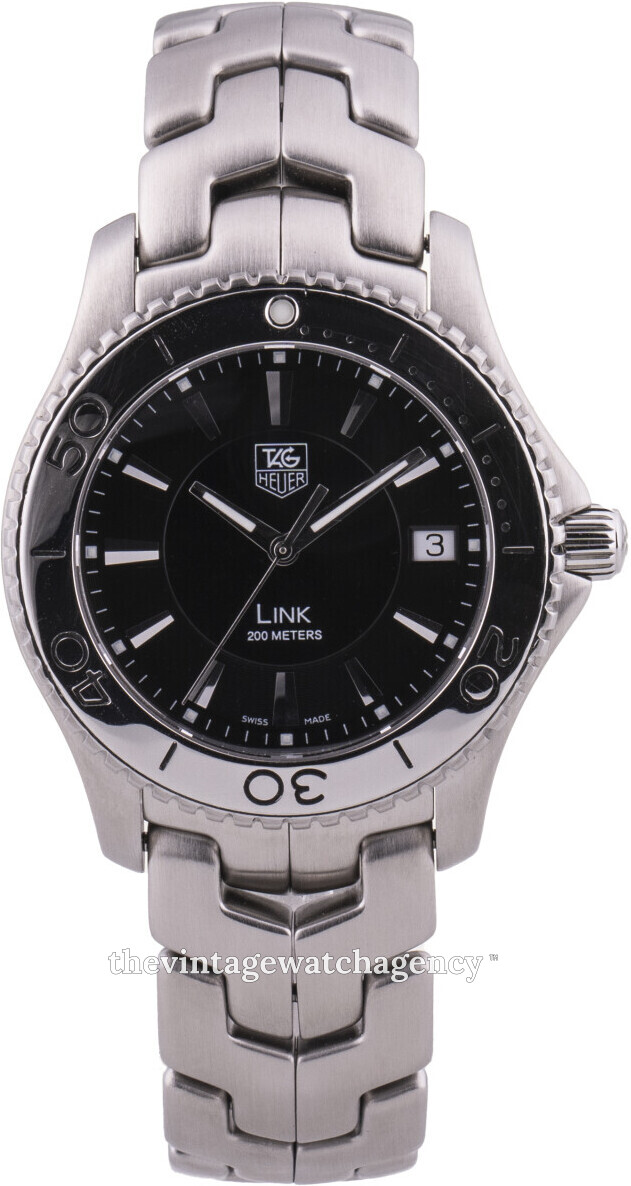WJ1110.BA0570 TAG Heuer Black Steel O39 mm USED Price 1.060